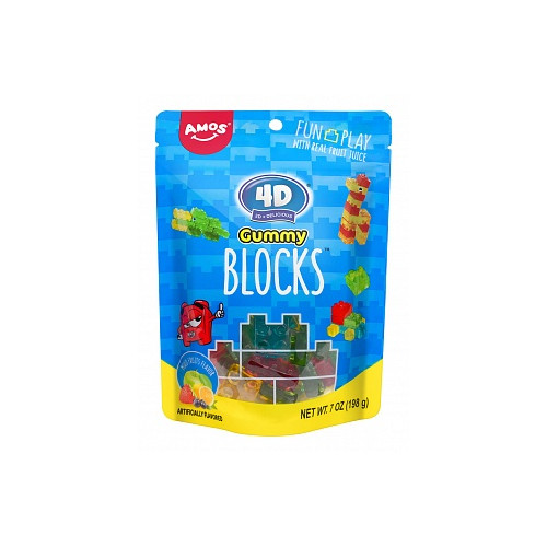 Amos 4D Gummy Blocks (12 x 198g)
