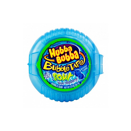 Hubba Bubba Bubble Tape Sour Blue Raspberry (12 x 57g)