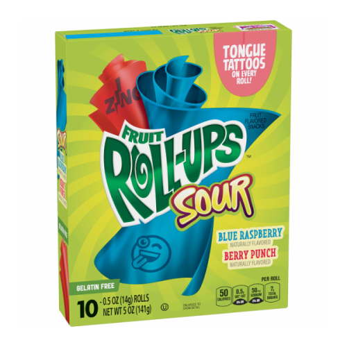 BC Fruit Rollups SOUR 10Pack