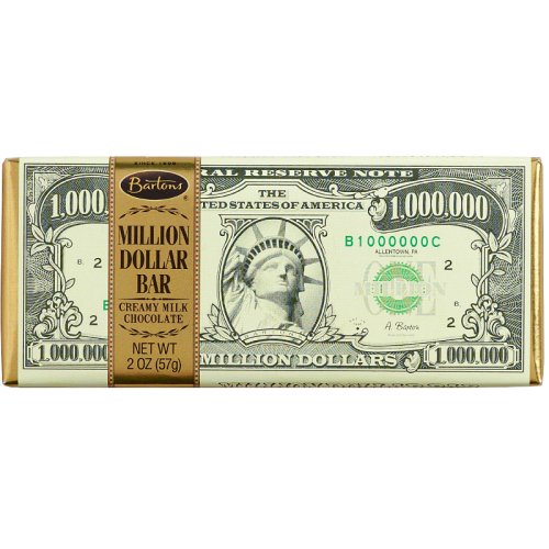 Bartons Million Dollar Milk Chocolate Bar