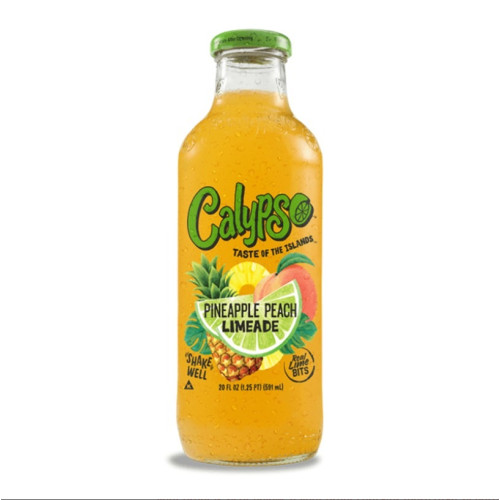 Calypso Lemonade Pineapple Peach 473ml