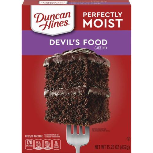 D Hines Classic Devils Food Cake Mix 15.25oz (432g)