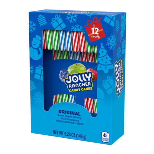 Jolly Rancher Candy Canes 12 Pack (24 x 149g)