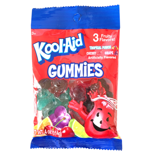 Kool-Aid Gummy Peg Bag 4oz (114g)