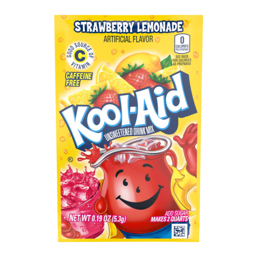 Kool Aid Unsweetened Soarin' Strawberry Lemonade