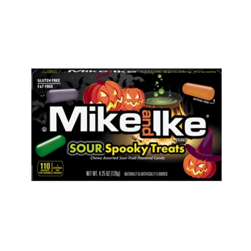 Mike & Ike - Halloween SOUR Spooky Treats (120g)
