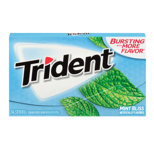 Trident Single Mint Bliss 14pc