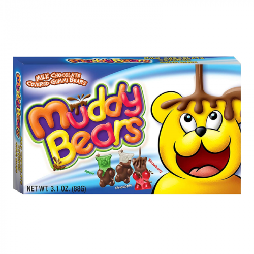 Muddy Bears Chocolate Gummi Bear Theatre box (88g)