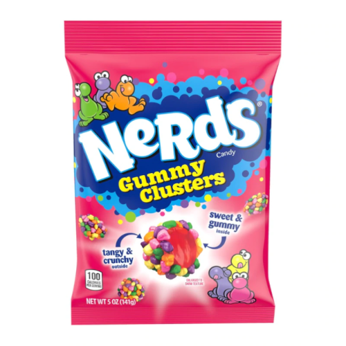 Ferrara Nerds Gummy Clusters bags (12 x 141g)