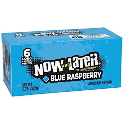 Now and Later Blue Raspberry 6 piece