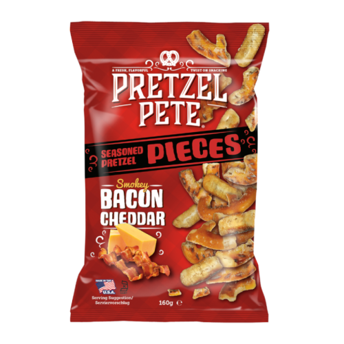 Pretzel Pete Smokey Bacon Cheddar pieces