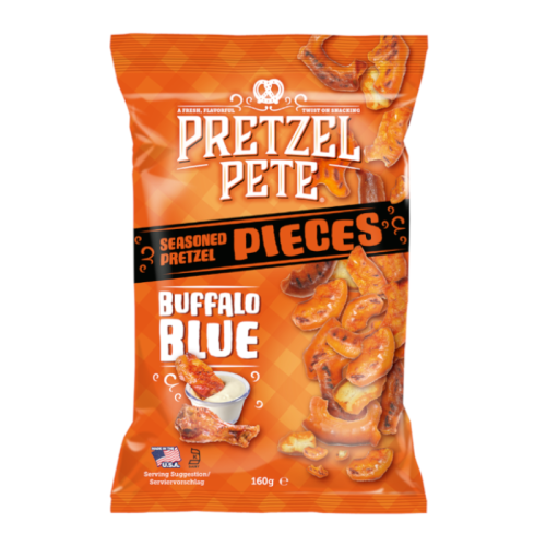 Pretzel Pete Buffalo Blue pieces