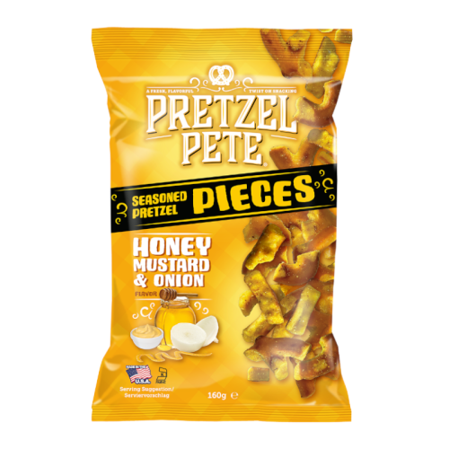Pretzel Pete Honey, Mustard & Onion pieces