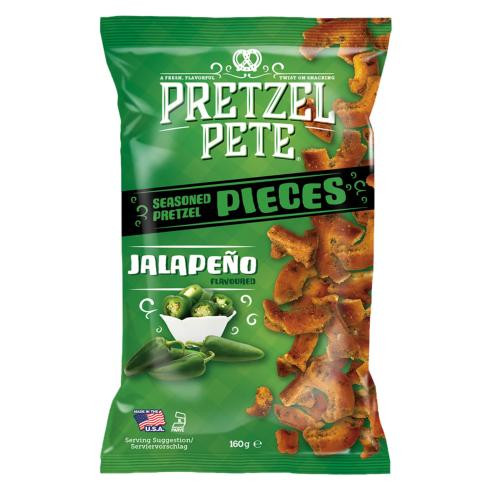 Pretzel Pete JalapeÃ±o Pieces 160g