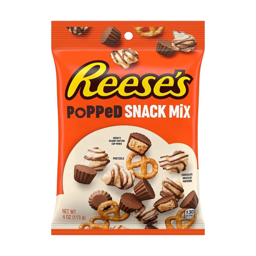 Reese's Popped Snack Mix Peg Bag 4oz (113g)