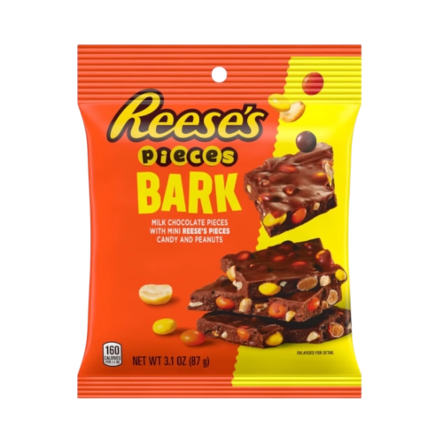 Reese's Pieces Bark with mini pieces & Peanuts (87g)