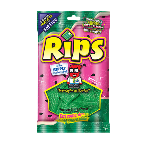 Rips Bite Size Pieces Watermelon peg bags 4oz (113g)
