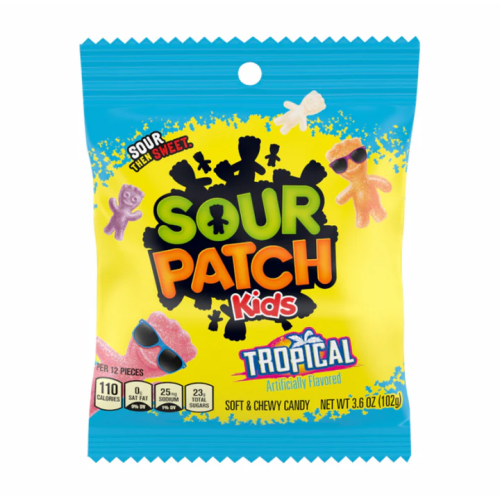 Sour Patch Tropical- Bags (102g)