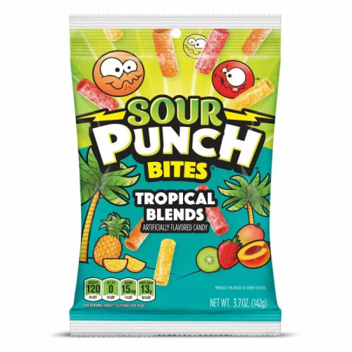 Sour Punch Tropical Bites