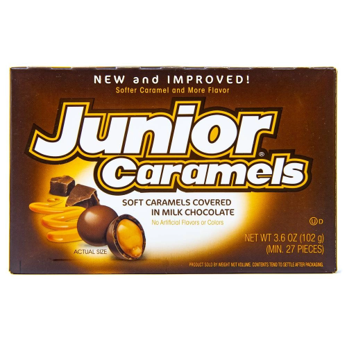 Tootsie Junior Caramels Theatre box (102g)