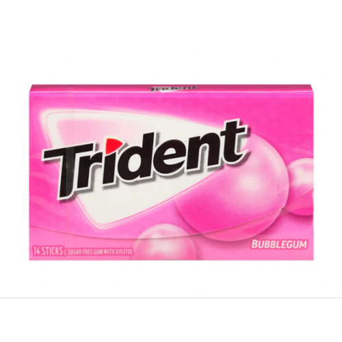 Trident Single Bubblegum 14pc