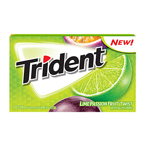 Trident Single Lime Passionfruit Twist