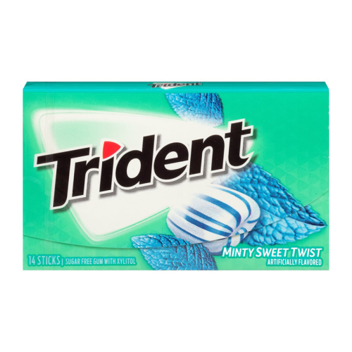 Trident Single Minty Sweet Twist 14pc