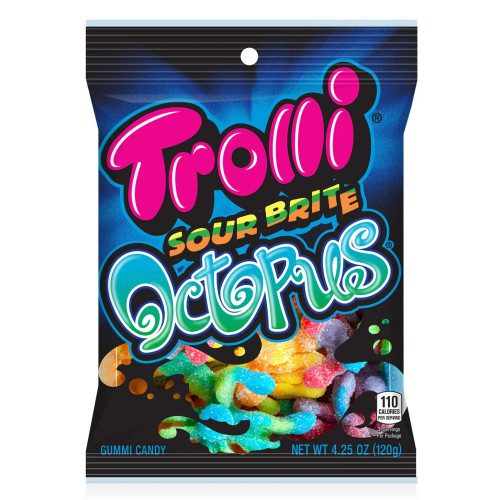 Trolli Peg Bag - SOUR Brite Octopus (120g)