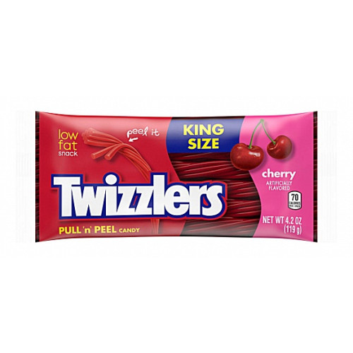 Twizzlers Pull n Peel Cherry King Size (15 x 119g)