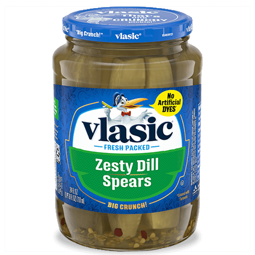 Vlasic Dill Pickles Zesty Spears (710g)