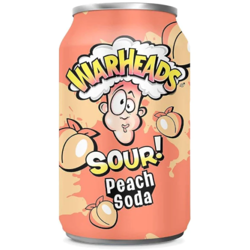 Warheads SOUR! Soda Peach