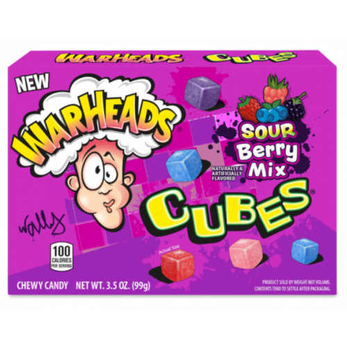 Warheads Berry Cubes box (99g)