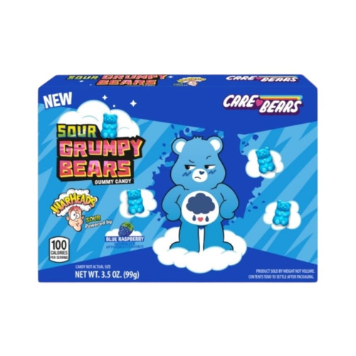 Warheads Care Bears - Sour Grumpy Bears box (99g)