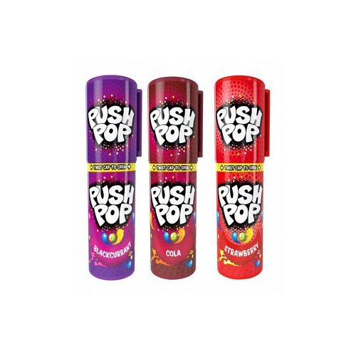 Bazooka Push Pop Mixed Flavours (20 x 15g)