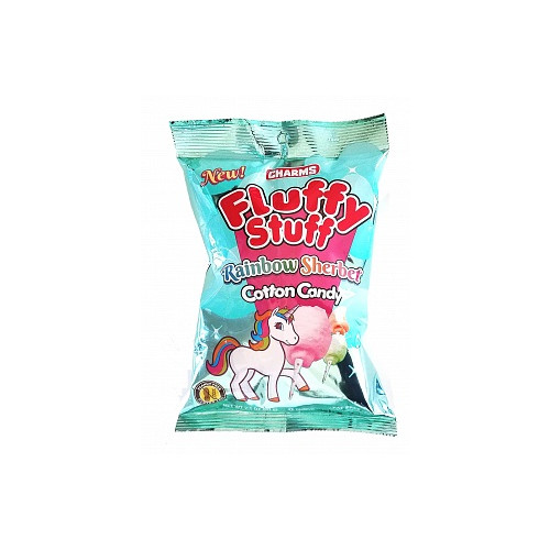 Charms Fluffy Stuff Cotton Candy Rainbow Sherbet (24 x 60g)