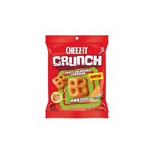 Cheez-It Crunch Zesty Jalapeno Cheddar (6 x 63g)