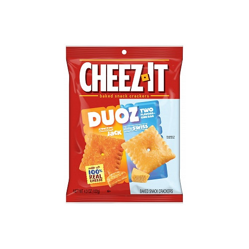 Cheez-It Duoz Cheddar Jack Baby Swiss (6 x 122g)