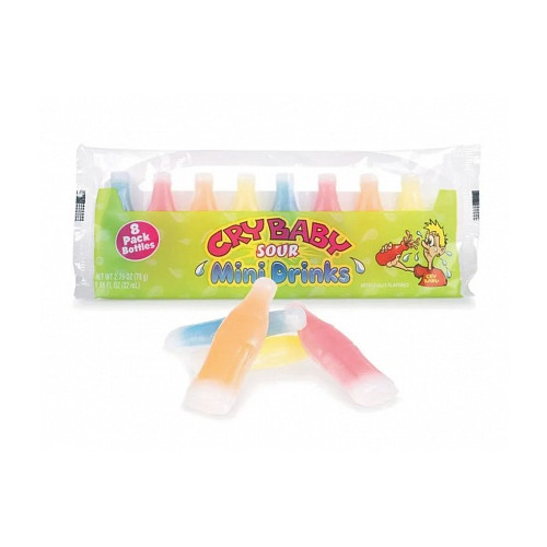 Cry Baby Wax Sour Mini Drinks 8 Pack (12 x 79g)
