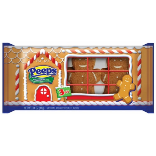 Peeps Marshmallow Gingerbread Men (3ct) (24 x 33g)