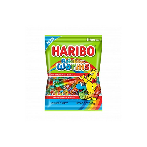 Haribo Rainbow Worms (12 x 142g)