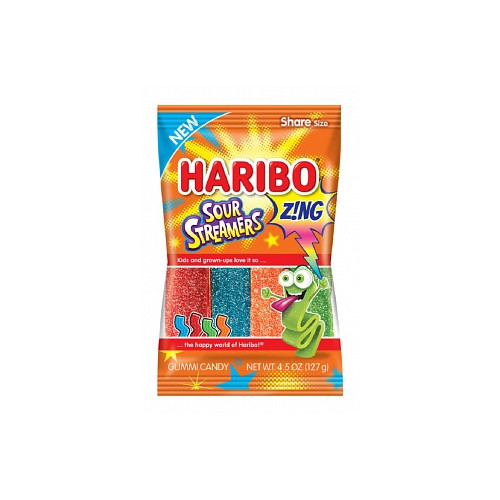 Haribo Zing Sour Streamers (12 x 127g)