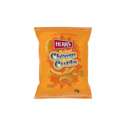 Herr's Curls Baked Cheese (12 x 113g)