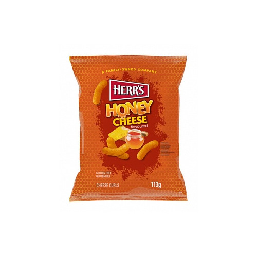 Herr's Curls Honey Cheese (12 x 113g)
