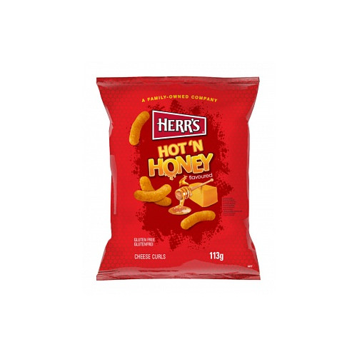 Herr's Curls Hot 'N Honey (12 x 113g)