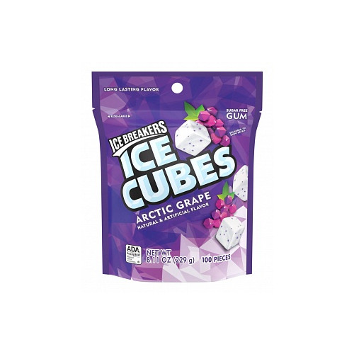 Icebreakers Gum Ice Cubes Arctic Grape (8 x 229g)
