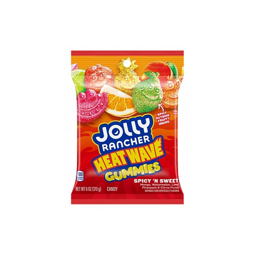 Jolly Rancher Gummies Heat Wave Spicy N Sweet (12 x 170g) nmo