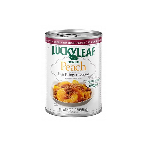 Lucky Leaf Fruit Filling Peach &Acirc;&nbsp;(8 x 595g)