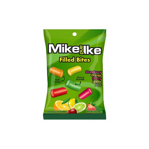 Mike & Ike Filled Bites Fruit (12 x 85g)