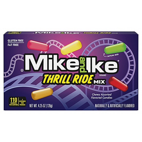 Mike & Ike Thrill Ride Mix (12 x 120g)