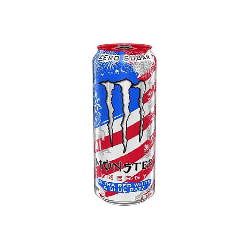 Monster Energy Ultra Red, White & Blue Razz (24 x 473ml)